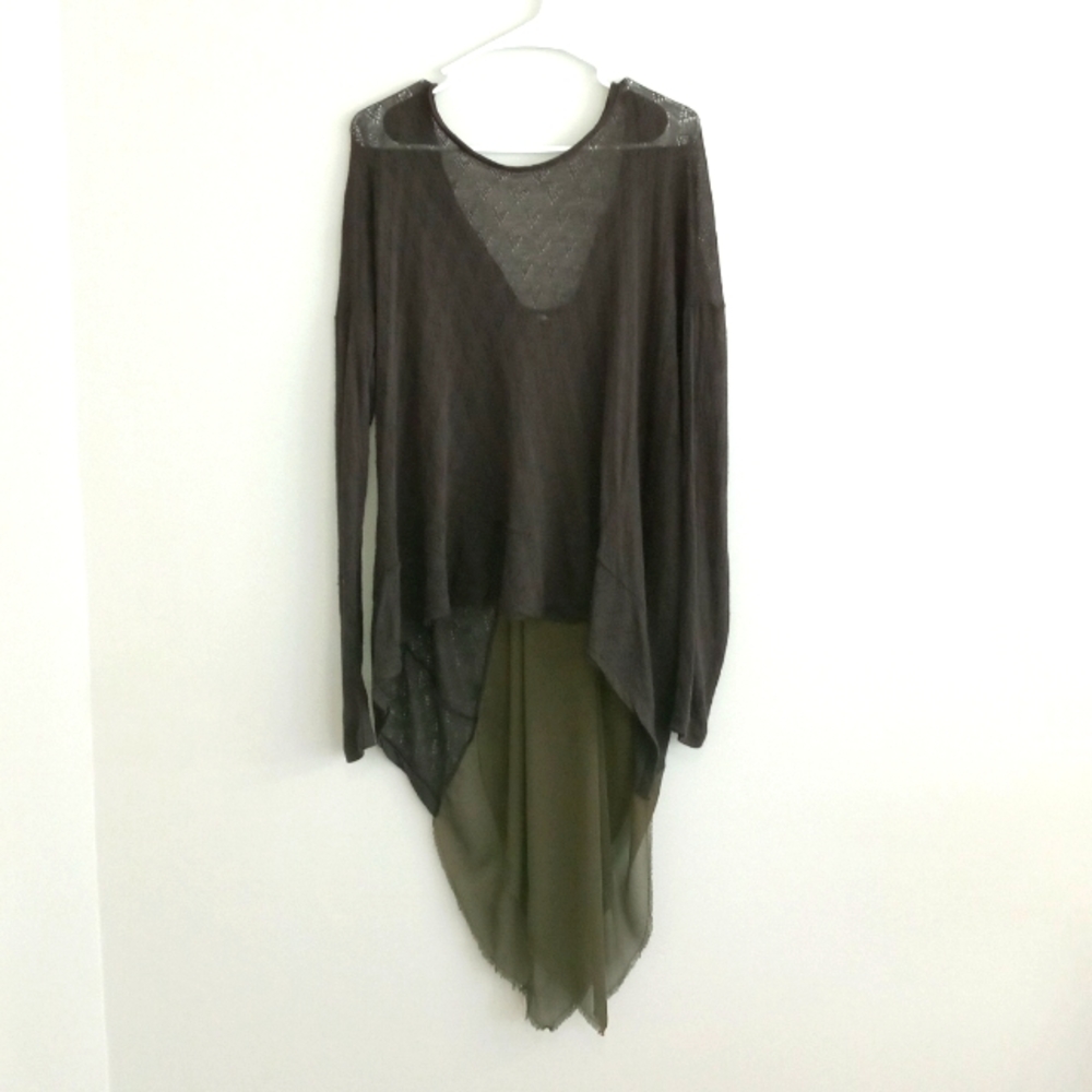 FREE People dramatic long sleeve tunic